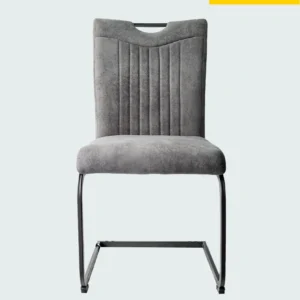 Chaise design moderne grise -
